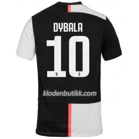 Juventus Dybala 10 Hjemme Fotballdrakt 2019-2020 Kortermet